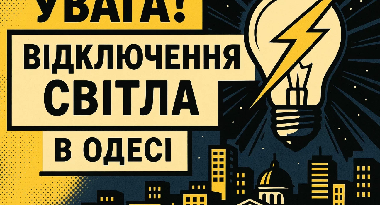 Відключення світла в Одесі 8 вересня — графік робіт по районам