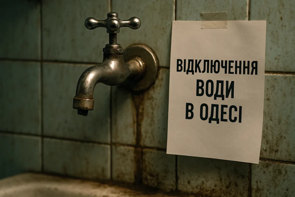 Відключення води в Одесі 2 вересня адреси та час робіт