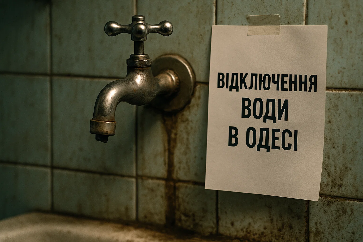 Відключення води в Одесі 2 вересня адреси та час робіт