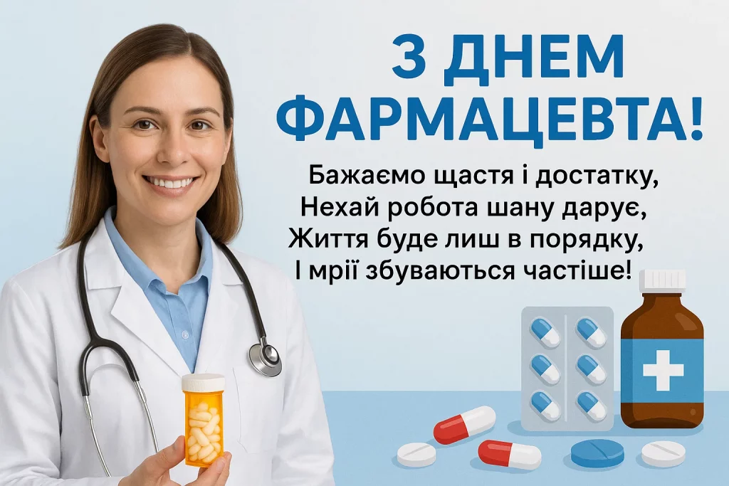 День фармацевта привітання, картинки з Днем фармацевта, привітання фармацевту в прозі, красиві привітання фармацевтам, День фармацевта Україна