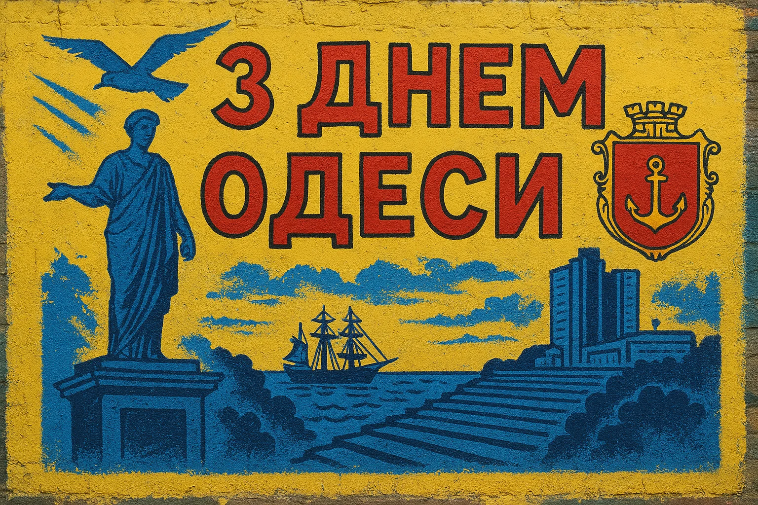 Красиві привітання та картинки з Днем Одеси