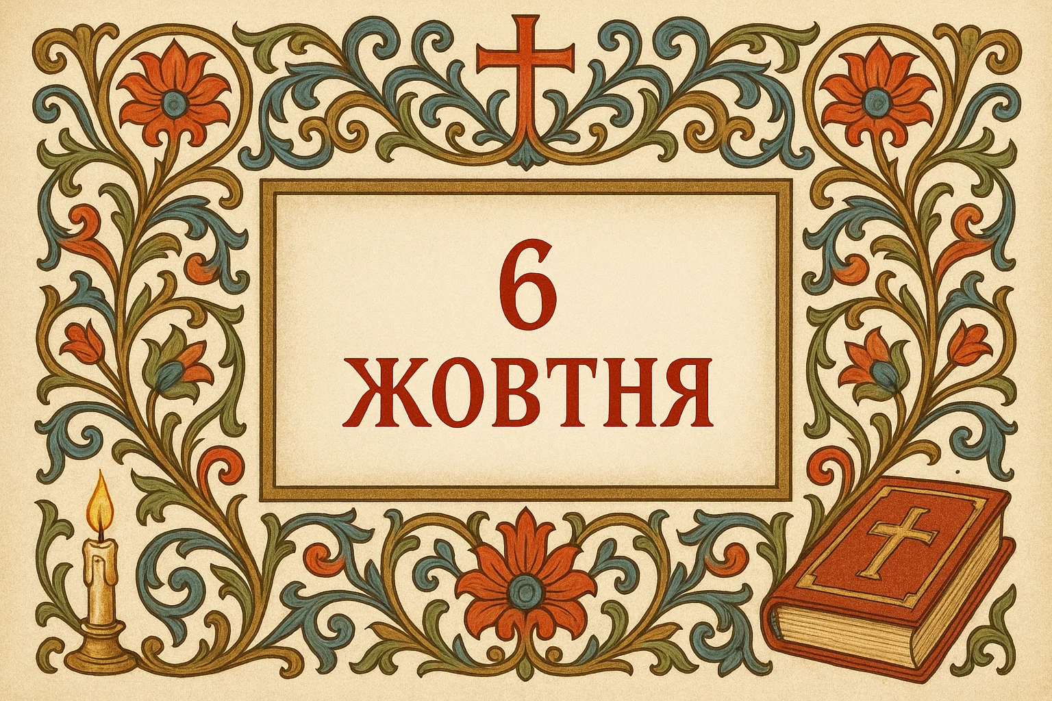 6 жовтня свята, церковне свято 6 жовтня, іменини 6 жовтня, історичні події 6 жовтня, прикмети та заборони 6 жовтня