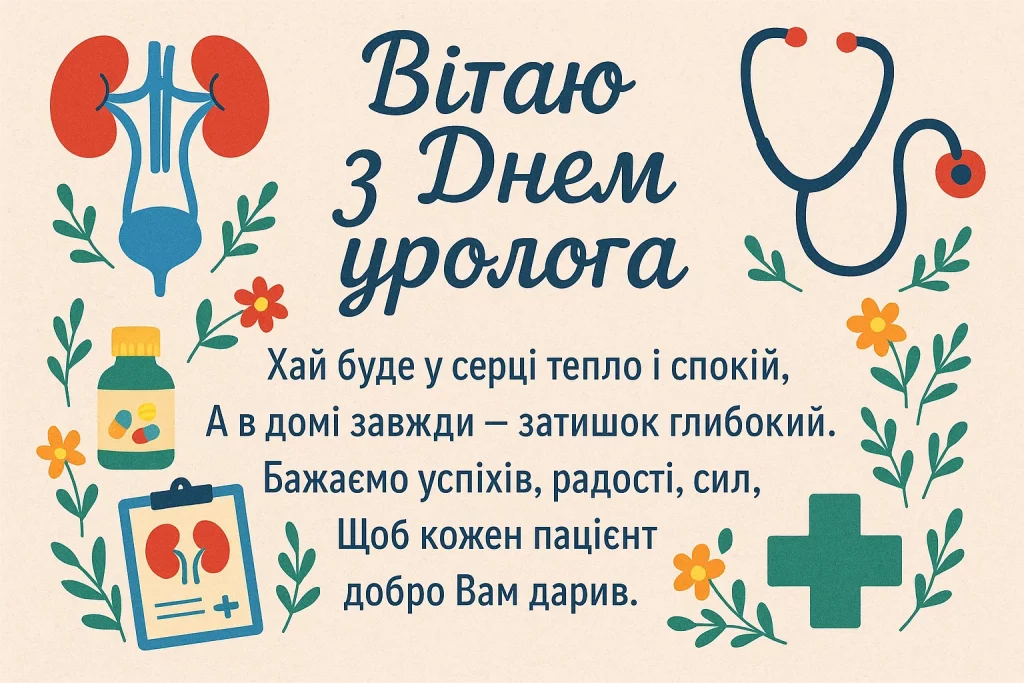 День уролога привітання, картинки з Днем уролога, прикольні привітання урологу, листівки до Дня уролога, короткі привітання з Днем уролога