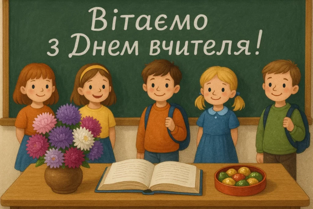 привітання з Днем вчителя, картинки до Дня вчителя, короткі поздоровлення вчителю, вірші на День вчителя, листівки для вчителів
