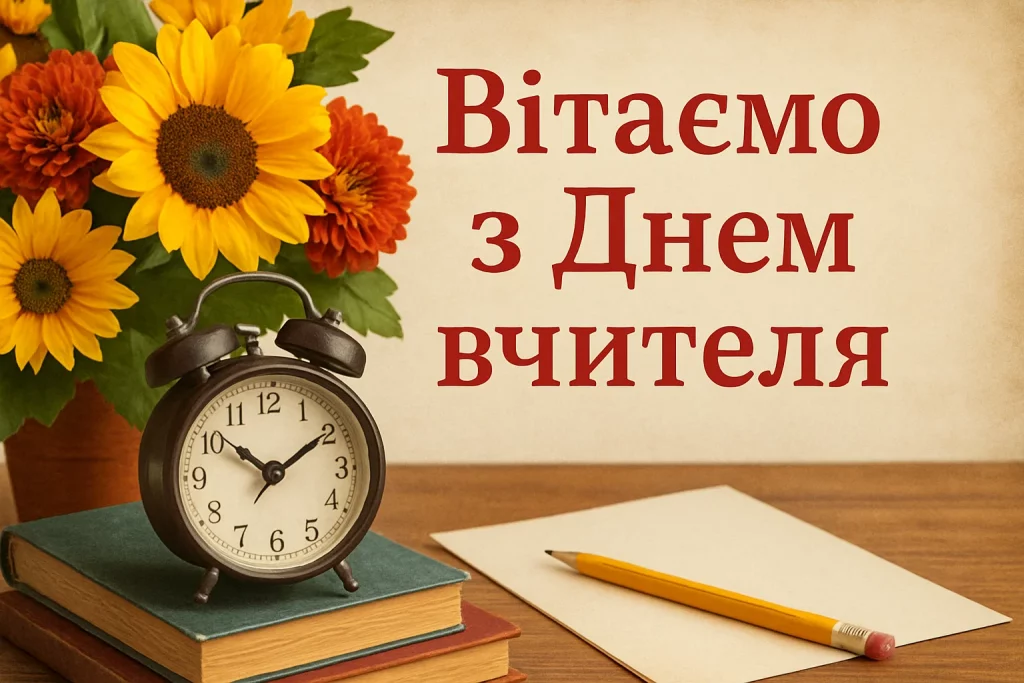 Картинки й красиві привітання з Днем вчителя