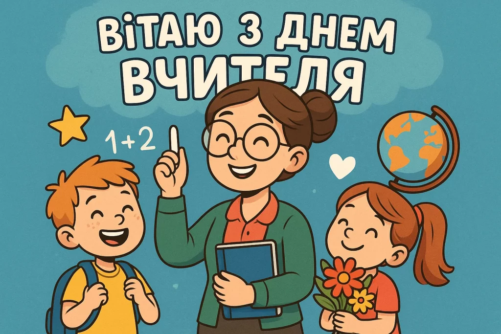 привітання з Днем вчителя, картинки до Дня вчителя, короткі поздоровлення вчителю, вірші на День вчителя, листівки для вчителів