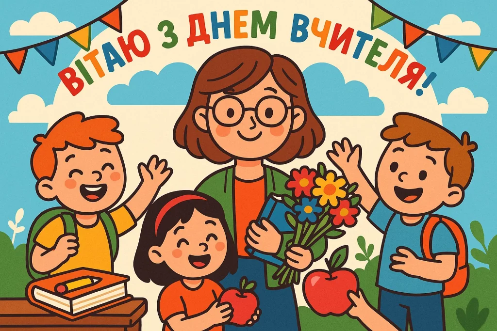 привітання з Днем вчителя, картинки до Дня вчителя, короткі поздоровлення вчителю, вірші на День вчителя, листівки для вчителів