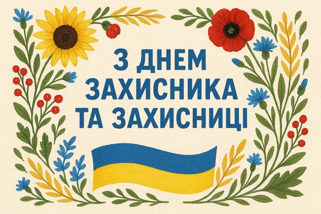 День захисників України привітання, картинки до Дня захисників, коли святкують День захисників, листівки до Дня захисників, прикольні привітання