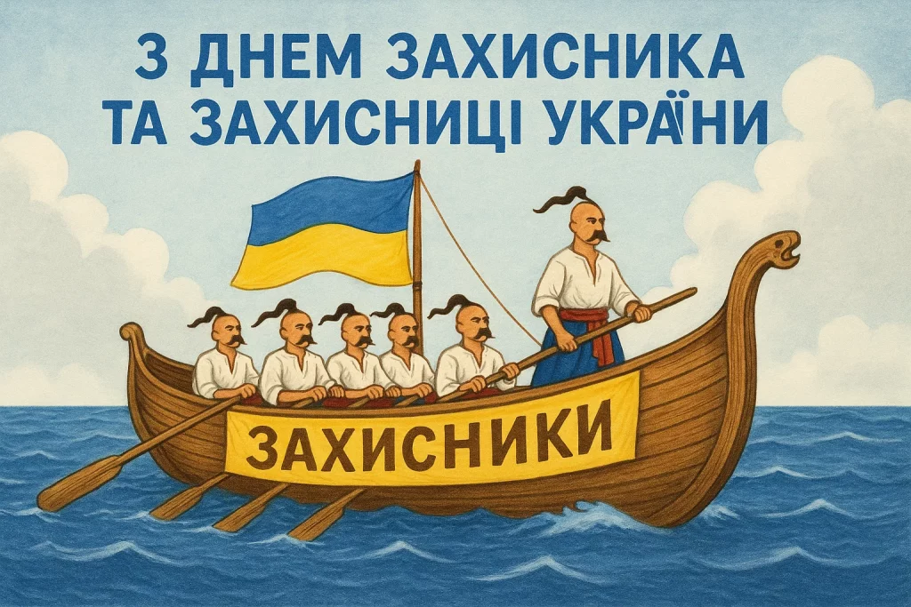 Картинки та привітання з Днем захисників України 2025