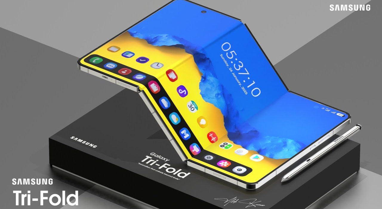 Samsung Galaxy TriFold три батареї і новий формат 2025