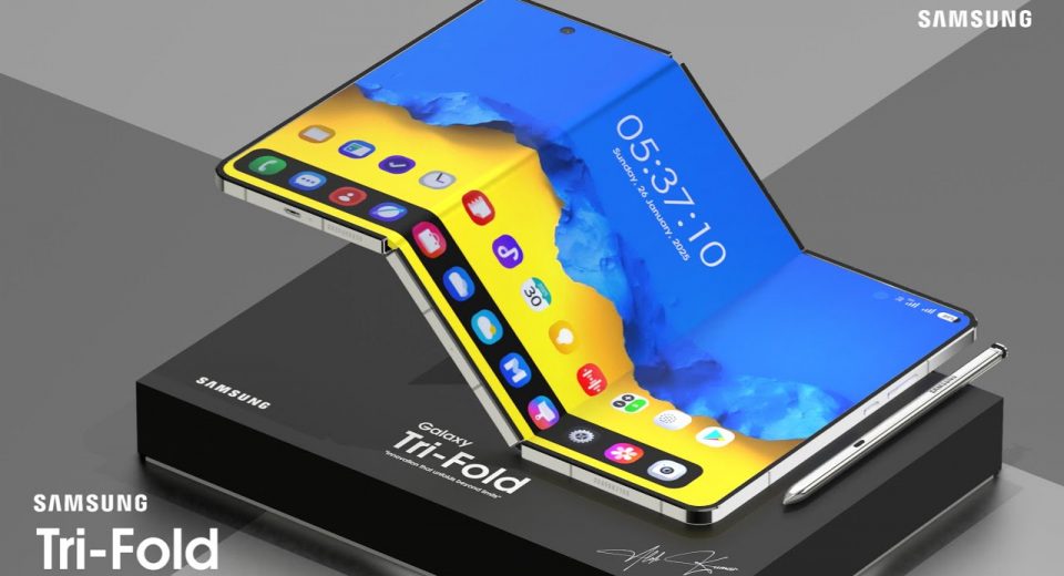Samsung Galaxy TriFold три батареї і новий формат 2025
