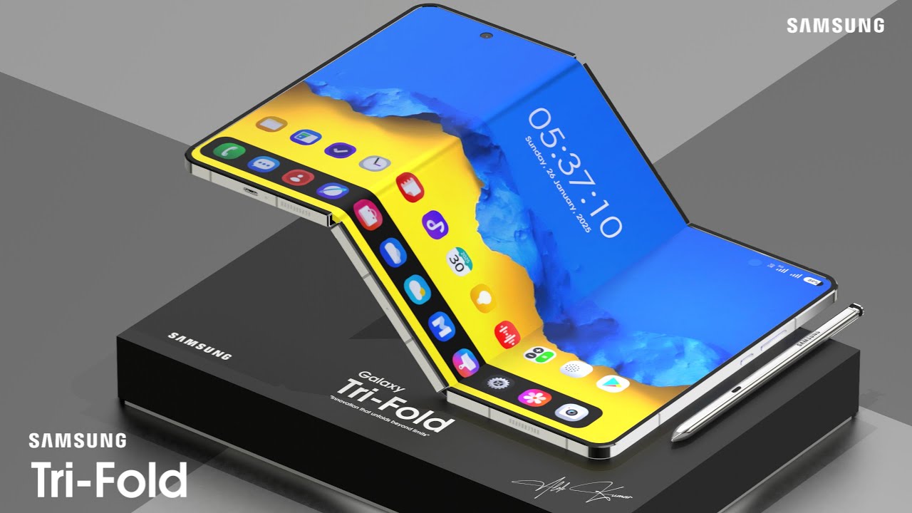 Samsung Galaxy TriFold три батареї і новий формат 2025