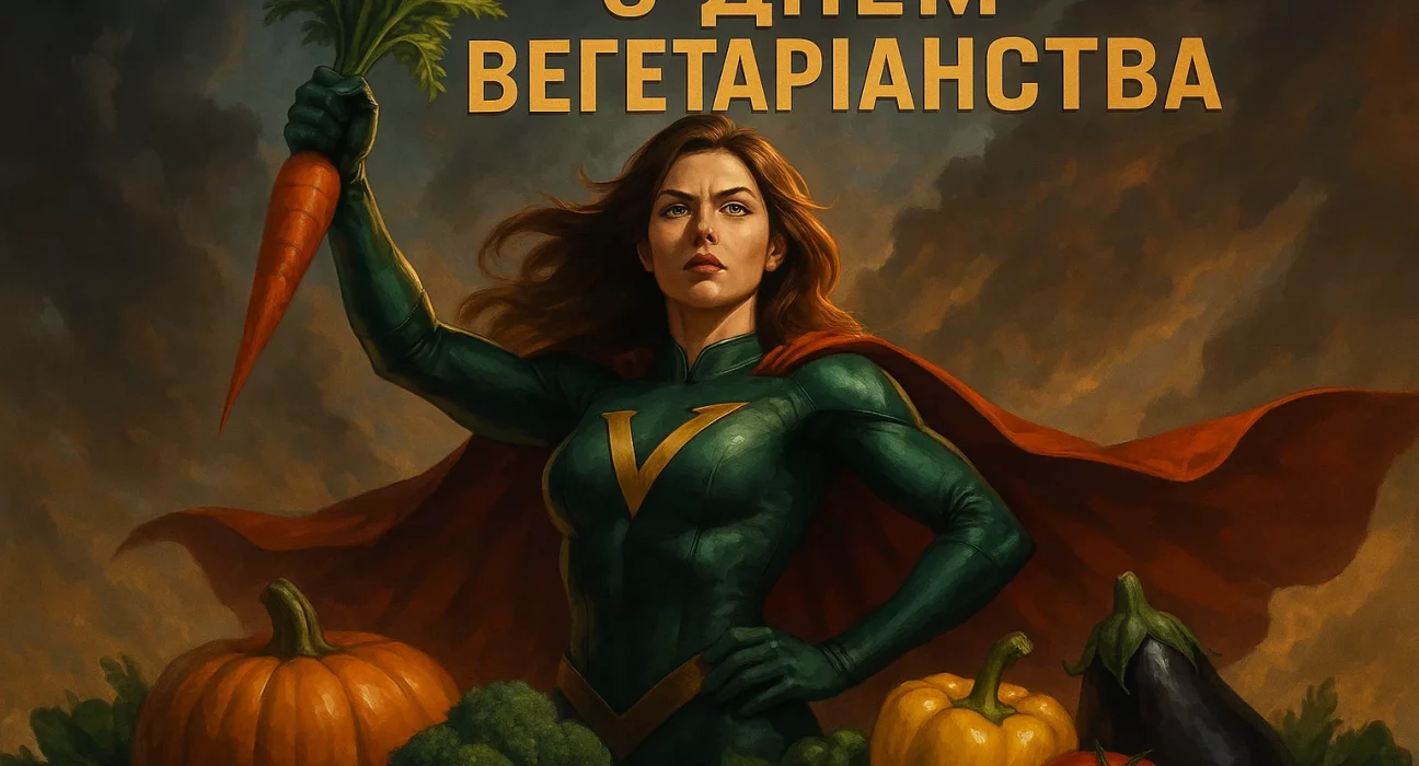 Картинки та красиві привітання з Всесвітнім Днем вегетаріанства