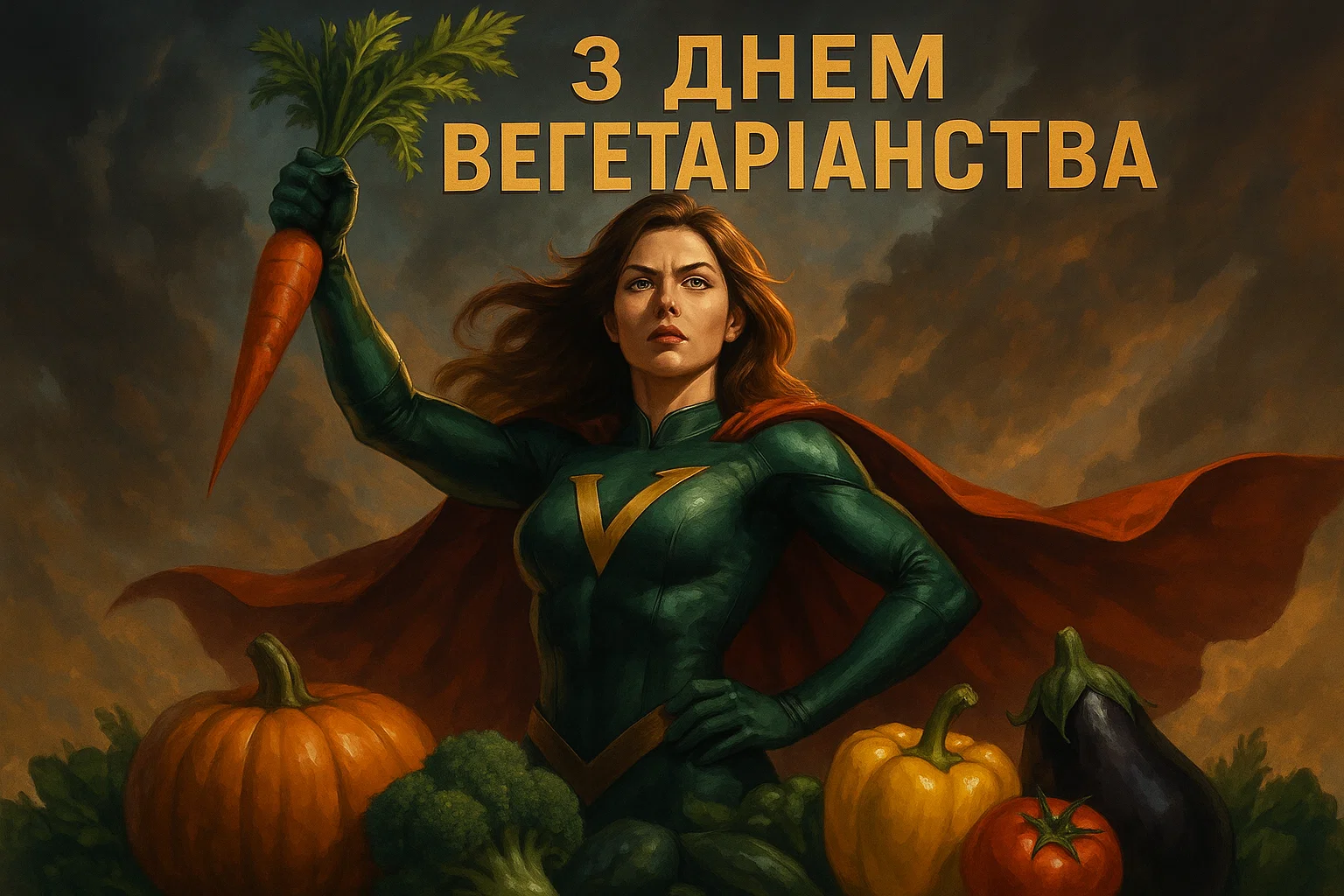 Картинки та красиві привітання з Всесвітнім Днем вегетаріанства