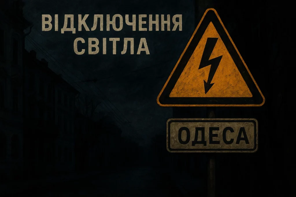 Відключення світла 6 жовтня 2025 в Одесі адреси та час робіт