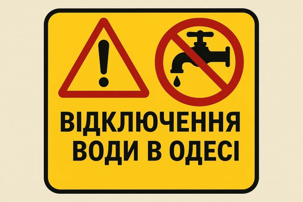 Відключення води в Одесі 11 жовтня 2025 адреси, час та причини