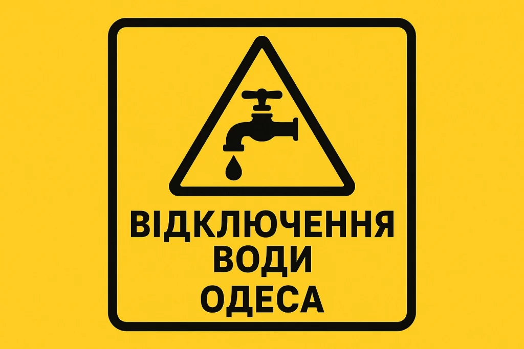 Відключення води в Одесі 12 жовтня 2025 графік робіт Водоканалу