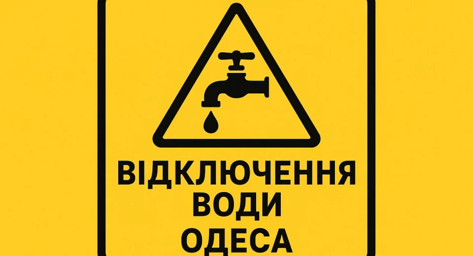 Відключення води в Одесі 12 жовтня 2025 графік робіт Водоканалу