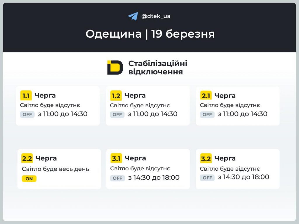Відключення