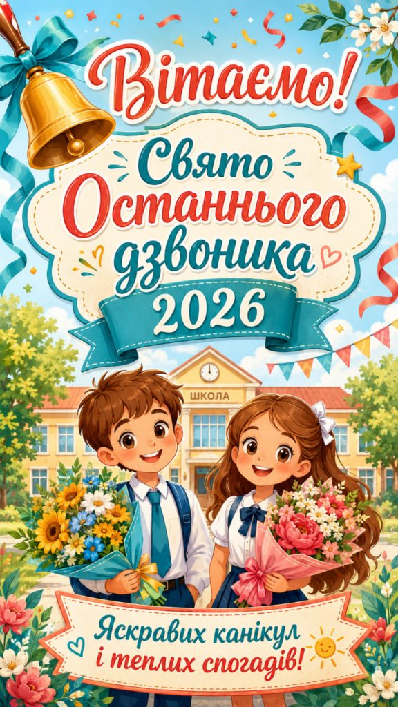 Привітання з Останнім дзвоником