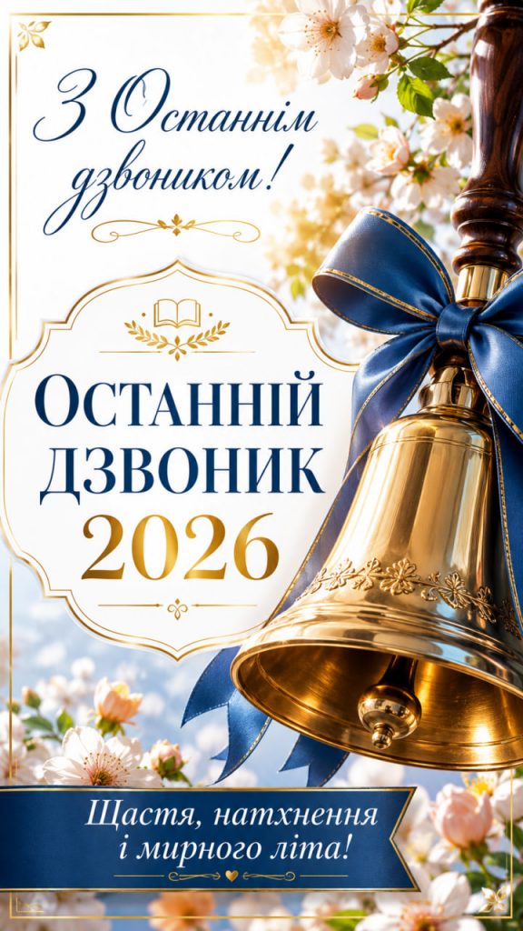 Привітання з Останнім дзвоником