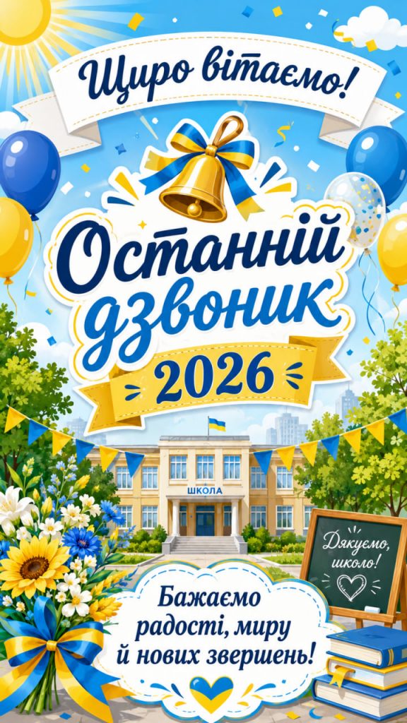 Останній дзвоник 2026 привітання українською