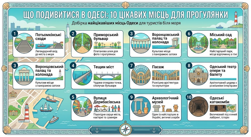 Куди піти в Одесі у 2026 році