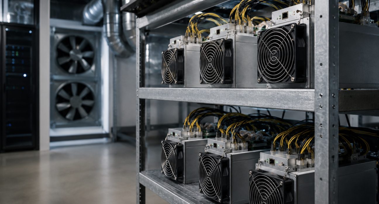 ASIC-майнеры для майнинга Bitcoin в серверной стойке