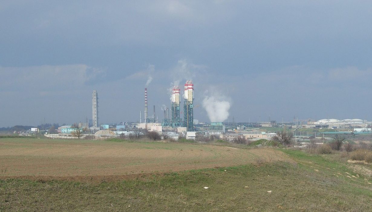 Одеський припортовий завод у Південному, панорама