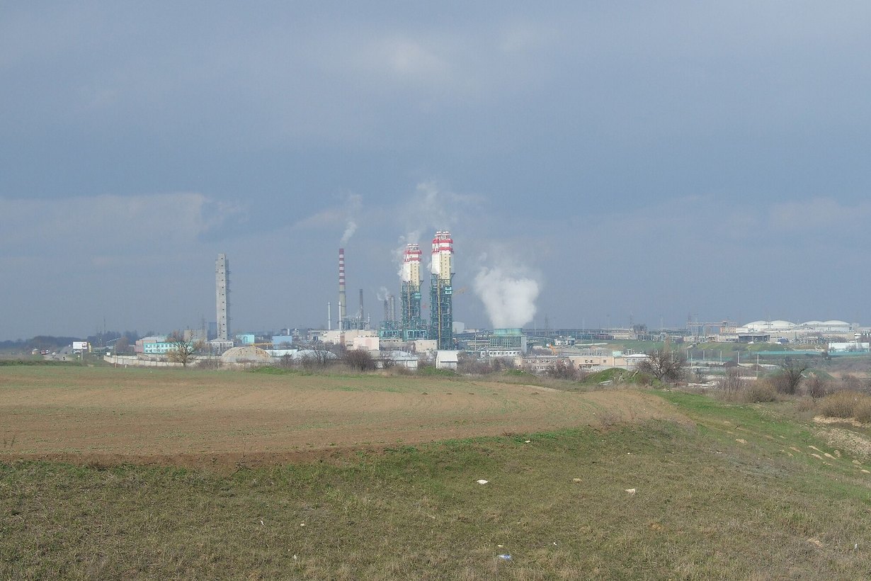 Одеський припортовий завод у Південному, панорама