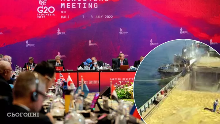 Страны МИД G20 призвали Россию разблокировать экспорт украинского зерна